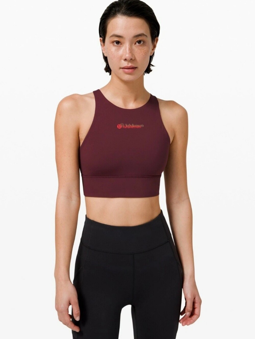 Lululemon Energy Bra High Neck Long Line Lunar New Year Size 6